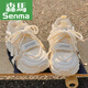 SENMA BESOINT MESH DAD SHOGES DES CHAPOISSES FEMMES AUTOMNE NOUVEAUX chaussures en mailles avec pantalon à jambes larges chaussures blanches à semelle épaisse