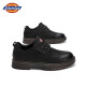 Dickies Herren -Freizeitschuhe Arbeitskleidung Business Lederschuhe Herren lässig Retro Britische Arbeitspeakschuhe schwarz 44
