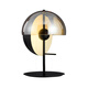 Modern light luxury desk lamp Nordic simple designer bedroom bedside lamp glass creative high-sensory living room light gray M1098 light gray style button switch