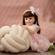 Doris 55cm Wiedergeburt Simulation Doll Badeprinzessin Geschenkbox Spielzeug Dress Up Baby Girl Geburtstag Geschenk Geschenk