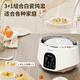Tianji electric stew pot, water-proof stew pot, electric stew pot, soup pot, stew soup pot, porridge pot, bird's nest stew pot, steam up and down, stew stainless steel water-proof stew pot GSD-257GD 2.5L