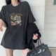 T-shirt intelligent à manches courtes pour les femmes 2025 Summer Korean Style Loose Slim chic Hong Kong Style Design Top Ins Trendy 679 # White L