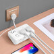 Site Web Fangshang Store Site Web officiel T-Mode Mode Multi-fonction Pobinet USB Pobine Multi-trous Type-C Câble de recharge 838 blanc (4 plug-in + 3 USB) 1,8 mètres