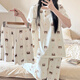 COLORFUL GEMS夏季卡通甜美睡衣女三件套可外穿家居服套装广州十三行 HS  SW761# 180 XL