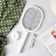 Midea 2-in-1 electric mosquito swatter distributor product, full support for returns and exchanges, activity auxiliary impulse, flower white (2-in-1)