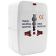 [JD Logistics] Global Universal Universal Conversion Plug Inländisch und ausländisches Japan, Großbritannien, Südkorea, Thailand, Britisch -Standard -Standard -Standard -Standard -BALI -Hafenversions -Konverter -Socket Globales Pass -Upgrade -Modell (1 Einheit)