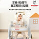 Babudou walker is not easy to overturn the baby trolley baby 2024 children's multi-function starting car Classic version Button gray Dining plate