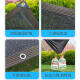 京悠雨黑色遮阳网加厚加密防晒网黑网太阳庶阳植物隔热阳台遮阴遮光户外 3888针加密3米*9米【高抗紫外线