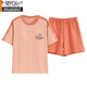 
Modal pure cotton summer pajamas women pullover pajamas summer short-sleeved shorts comfortable and casual home clothing set Z9855 [main picture] XL [recommended 120-140Jin [Jin equals 0.5 kg] wear]