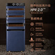 Afidano humidor constant temperature and humidity control eggplant inverter compressor with fingerprint lock imported cedar wood box high-end cowhide ammonia removal and moisturizing home office WIFI remote starry sky blue customized genuine leather (45 days)