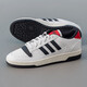 ADIDAS ADIDAS SAPOS Men's Summer New Neo Fashion Low Top Ligera, sin aliento, zapatos informales, zapatos deportivos blancos/negros/rojo KK1283 40