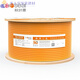 秋叶原（CHOSEAL）超六类网线千兆高速双铝箔铜CAT6A工程家装网络 灰色QS6169A铝箔屏蔽裸线 305m