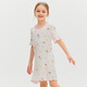 Ice and Snow Kapok Children's Childgown Girls Summer Summer Style Modal A Type de glace Pyjama Cool Pyjamas Medium Big Children's Dress Home Clothes