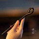 Keyou official green sandalwood metaphysical hairpin new Chinese style women's wooden wooden hairpin hairpin daily commuting hairpin elegant style wood Xiangyun