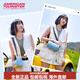 Samsonite Herren Rucksack Trendy Zylinder Crossbody Body Cute Fashion Mini Make -up Box Aufbewahrungsverstellbarer Gurt Einer Schulterhimmelblau