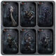
[1919 collection] Identity 5 Red Butterfly Jack Card Set Student Campus Card Meal Card Bus Access Card [Hot Sale] Clown z3882 Card Set + Long Lanyard