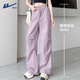 Huili work pants for women 2025 new summer design super hot lazy paratrooper pants student sports and casual straight pants