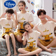 Disney (Disney) parent-child pajamas summer thin short-sleeved pure cotton family home outfit boys and girls children pajamas home clothes PY724 [single set price] 170 8 sizes Height 90-100CM