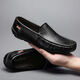 
Red Dragonfly (RED DRAGONFLY) Doudou shoes men's summer genuine leather hollow breathable British style business casual sandal leather shoes soft sole driving lazy shoes 9901 (breathable) brown 38 [standard leather shoe size]