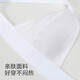 Hollow double trench underwear men's low waist solid color U convex elastic tight sexy shorts breathable thong boys shorts white 1 pair XL
