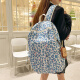 French, German and female schoolbags, high-looking leopard print backpack, chilang9737 black large size