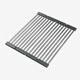 Beiyi plus Edelstahl -Spüle Abflussregal Klappbares Waschbecken Abfluss Korb Küche Spüle Aufbewahrungsschüssel Rollvorhang Upgrade Modell verdickter Edelstahl Schwarz Stapel 4 Schichten 370x321 Gewicht 679
