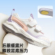 Ginoble toddler shoes for spring 1-5 year old boys and girls soft sole children's shoes functional shoes wear-resistant spring and autumn style GW1289 white/red/dark gray 24 150mm foot length 14.6-15.5cm