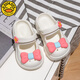 G.Duck niños Little Yellow Duck Eva Girls Slippers Summer Girls Anti-Slip Sandals use lindos zapatos de agujero para niños de larga duración.