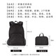 Mochila plegable mochila ligera para hombres y mujeres Bolsa de escalada al aire libre mochila de viajes con salpicaduras de agua ultra delgadas [negro] Mochila plegable al aire libre
