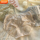 Sexy Unterwäsche für Frauen, Mulberry Seidendreh 2025 Neue französische reine Spitze ausgehöhlten Mädchen Sommer Dünne Shorts Y3899-Black XL 120-140jin [Jin gleich 0,5 kg]
