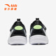 ANTA Children's Sandals Men's Big Children's Shoes 2026 Summer New Product Baotou Lightweight Outdoor Soft Elastic Beach Shoes Black/Anthracite Gray-3 36 Shoe Inner Length 23cm
