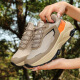 APOCHE Men's Shoes For Summer Nuevos zapatos de senderismo para zapatos de senderismo livianos para hombres para verano Anti-slip y anti-colisión JLK-1315 Black Grey 36 (tamaño de zapato deportivo estándar)