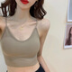 Shan Nanwei 62,000 new cross back beautiful underwear for female students Korean version without steel rims sexy anti-exposure wipes white 1 piece S 65-95Jin Jin is equal to 0.5 kg