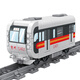 LEGO CITY TRAIN ASSIGNÉ BLOCALS BLOCHS SMETTE TRAIN PELLET SUBWAY BOYS TOYS Gift's Gift Dongfeng Green Train 98263-8