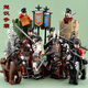 IE Gao Chuhan et Han se battaient pour l'hégémonie Xiang Yu Liu Bang des blocs de construction assemblés avec de grands soldats Han, des figurines et des jouets de cheval d'infanterie Green foncé 8 XP683 Han Army Crows incrustés incrustés
