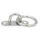 Masfor 304 stainless steel hook hook U-shaped fixed hook rope pull ring ring hook M8 oval