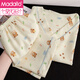 Pijama modal para mujeres en burbujas de verano algodón de manga corta estilo delgado estilo dulce y lindo ropa de verano ropa de dos piezas 1105# vye en V pink pai star l 100-115jin [Jin iguala 0.5 kg]