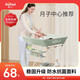 Kuhui couches table de soins bébé table de soins de soins change de couches couches couches nouveau-nés table lit multi-fonction multi-fonction pliable style promotionnel couleur aléatoire