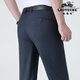 Pantalones clásicos de automóviles (Laoyeche) Pantalones delgados de primavera y verano Pantalones de negocios sueltos de mediana edad Pantalones de alta gama Daddy Daddy Pantalones casuales de hierro de mediana edad 9900-2 sin pliegue de tamaño negro 32-Circunción de cintura 2 pies 5