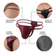 Capitaine sans peur des sous-vêtements à double tranchée masculine sexy à faible taille low-aimne chaud et respirant du string masculin l (poids 135-165jin [Jin équivaut à 0,5 kg]))