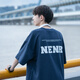 Kurzärärmiges T-Shirt für Männer 13 reine Baumwolle 12-15 Jahre alte hübsche Junior High School-Schüler 14 Teenager Trendy Summer Clothing 9201 Marine (einzelne kurzärmelige) Qualitäts-Upgrade XL 120-140jin [Jin gleich 0,5 kg]