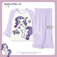 
Girls nightgown summer 2025 new Modal children's pajamas dress Becky girls big children's skirt summer thin style ST11303 Xiaomeile 100 cm/8 size [height 85-102cm]