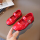 Rongxitu Girls Frühlings- und Herbststil schwarzer Patentleder Single -Schuhe vielseitige weiche Sohle Prinzessin Trendy Schuhe V6630 Weiß 26 -30 Ganzkasten Aufnahme 50 Paare