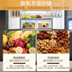 Haier refrigerator 659 liter four-door cross-fold double-door more than 600 liter new first-level energy-efficient and energy-saving air-cooled frost-free household large-capacity ultra-thin smart refrigerator [New 659] EPP ultra-clean system丨Three-speed temperature change丨Oxygen-resistant dry and wet storage