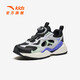 ANTA Children's Sports Shoes Men's Big Children's Shoes 2026 Summer New Millennium Frame Outdoor Sports Shoes Beach Shoes Black/Mud Lime/Solution Green-1 34