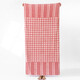 Children's bath towel coral velvet larger thickened jacquard houndstooth large bath towel towel absorb water soft quick drying adult 9214-pink 90*170cm 1 piece