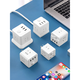 Bull (BULL) Same Rubik's Cube USB Socket Charging Plug Expansion Converter One to More Two and Three Plugs Bull Ultra-Thin Two Plug One to Two + USB