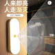 Platinum Body Sensor Light Intelligent Light Control Charging Night Light Magnetic Stairway Corridor Light White Light 26CM