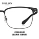 BOLON暴龙眼镜2025新品光学镜钛金属眉架男方形近视眼镜框BA7027 B15
