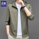 Lomon Summer Fashion y delgada chaqueta para hombres de estilo de estilo delgado y anciano